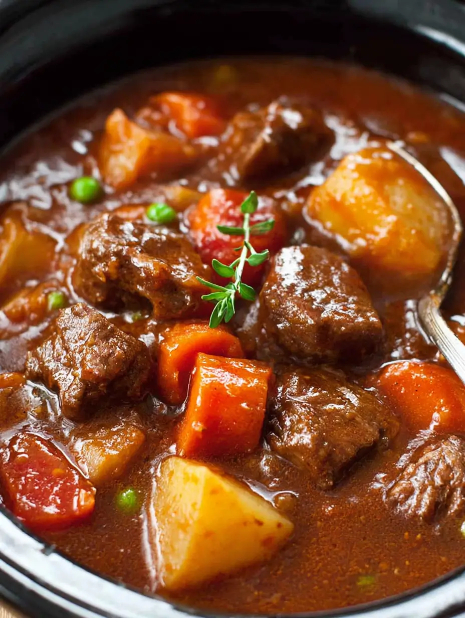 Slow Cooker Beef Stew Recipe