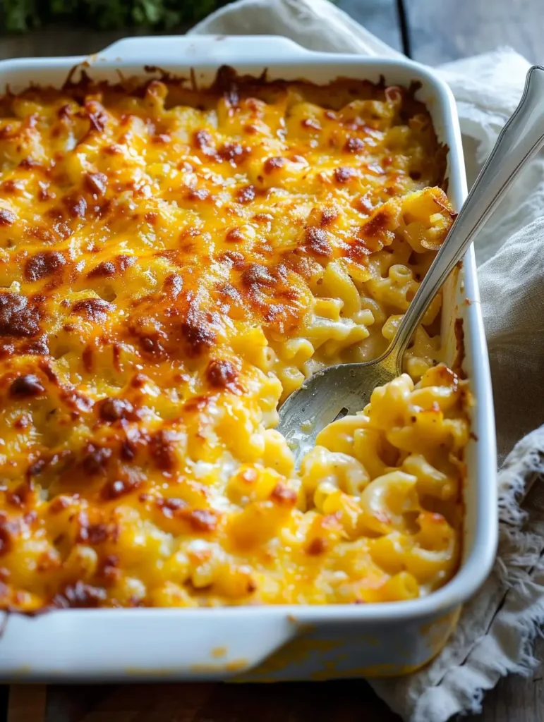 Southern Baked Macaroni and Cheese Recipe is the kind of comfort food