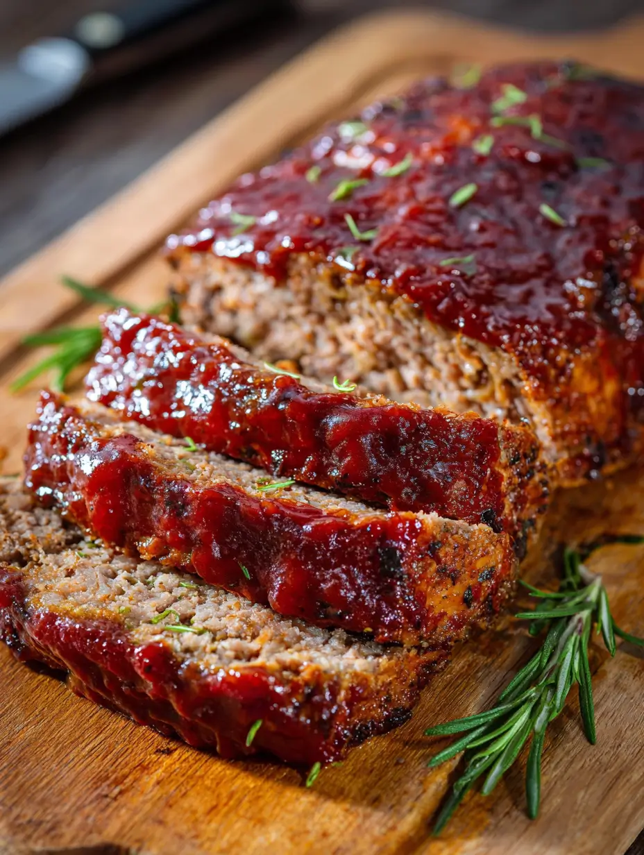Smoked Meatloaf with Sweet BBQ Glaze Recipe