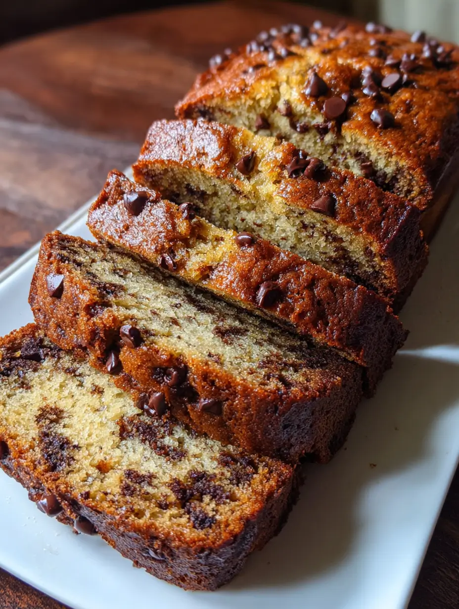 Deliciously Moist Chocolate Chip Banana Bread
