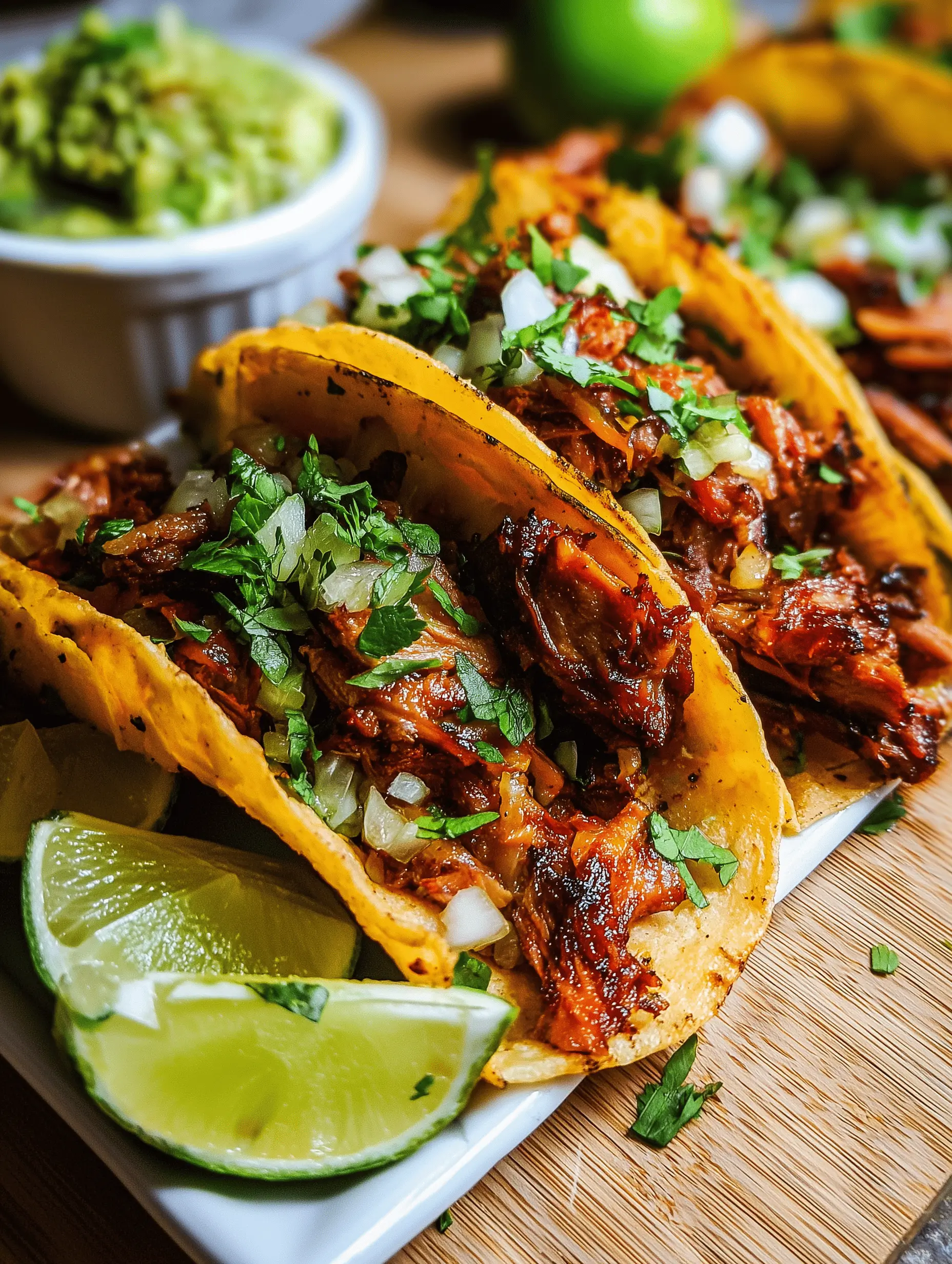 This Easy Adobada Tacos Recipe features smoky, juicy chicken marinated in bold adobo spices