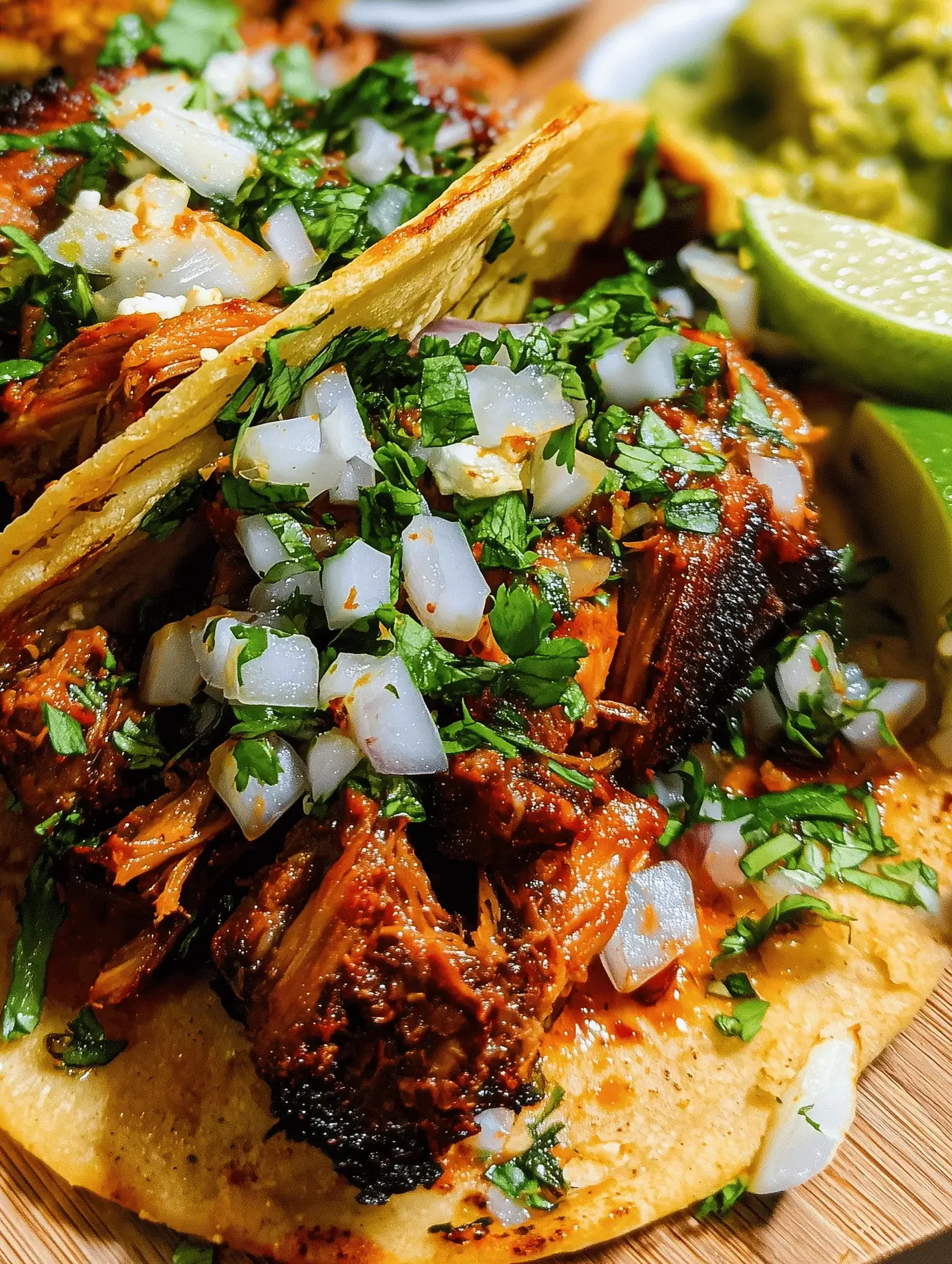 This Easy Adobada Tacos Recipe features smoky, juicy chicken marinated in bold adobo spices