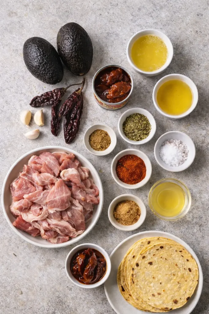 This Easy Adobada Tacos Recipe features smoky, juicy chicken marinated in bold adobo spices