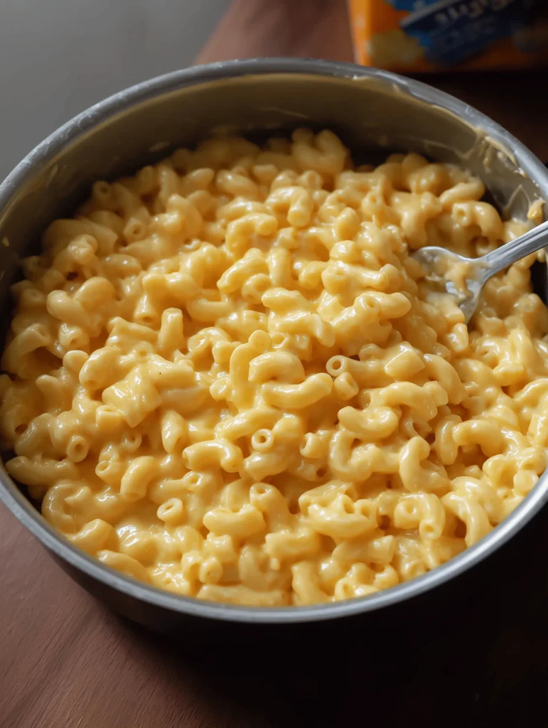 Homemade Velveeta Mac and Cheese baked with breadcrumbs and creamy cheese sauce.