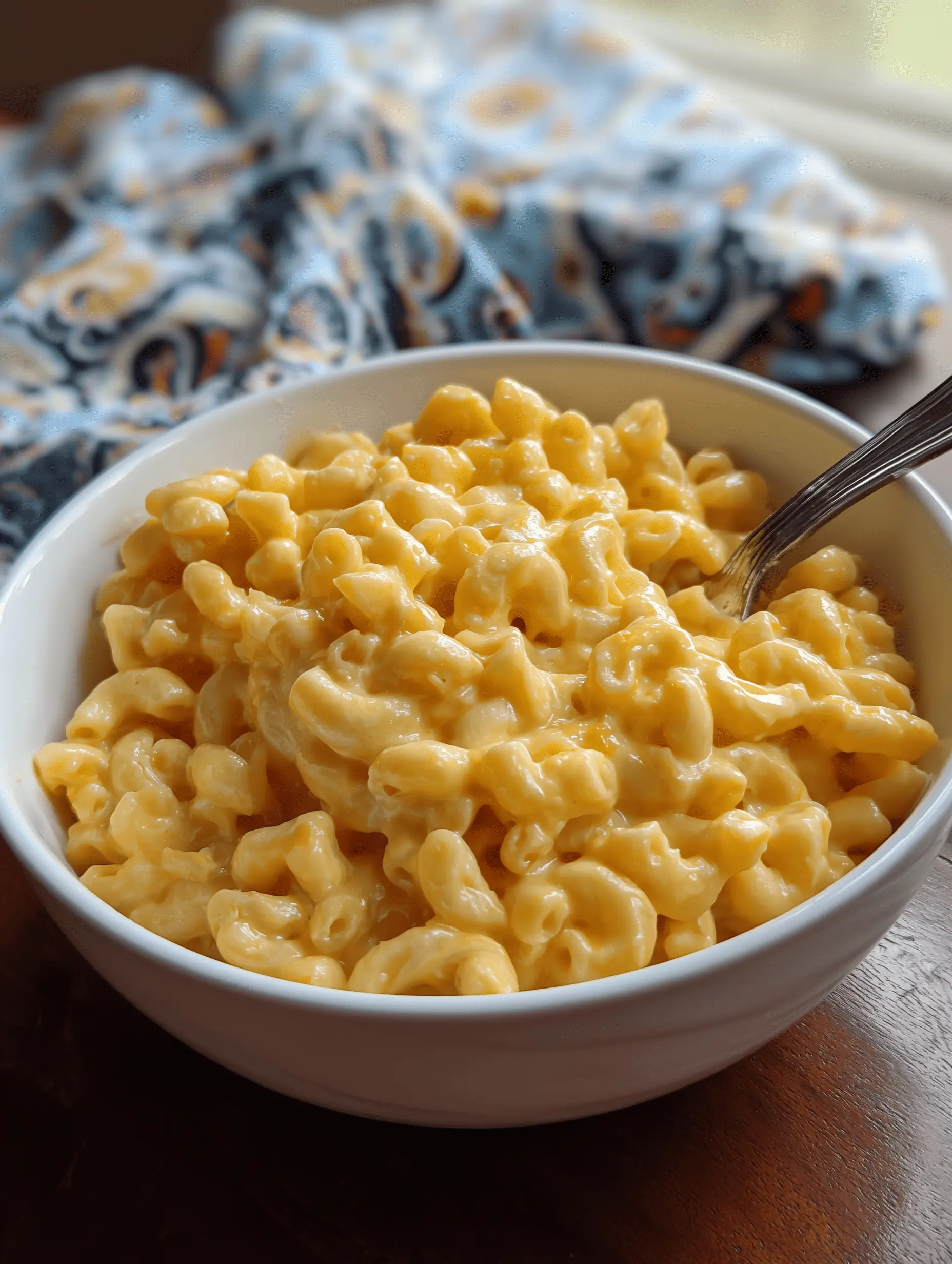 Homemade Velveeta Mac and Cheese baked with breadcrumbs and creamy cheese sauce.