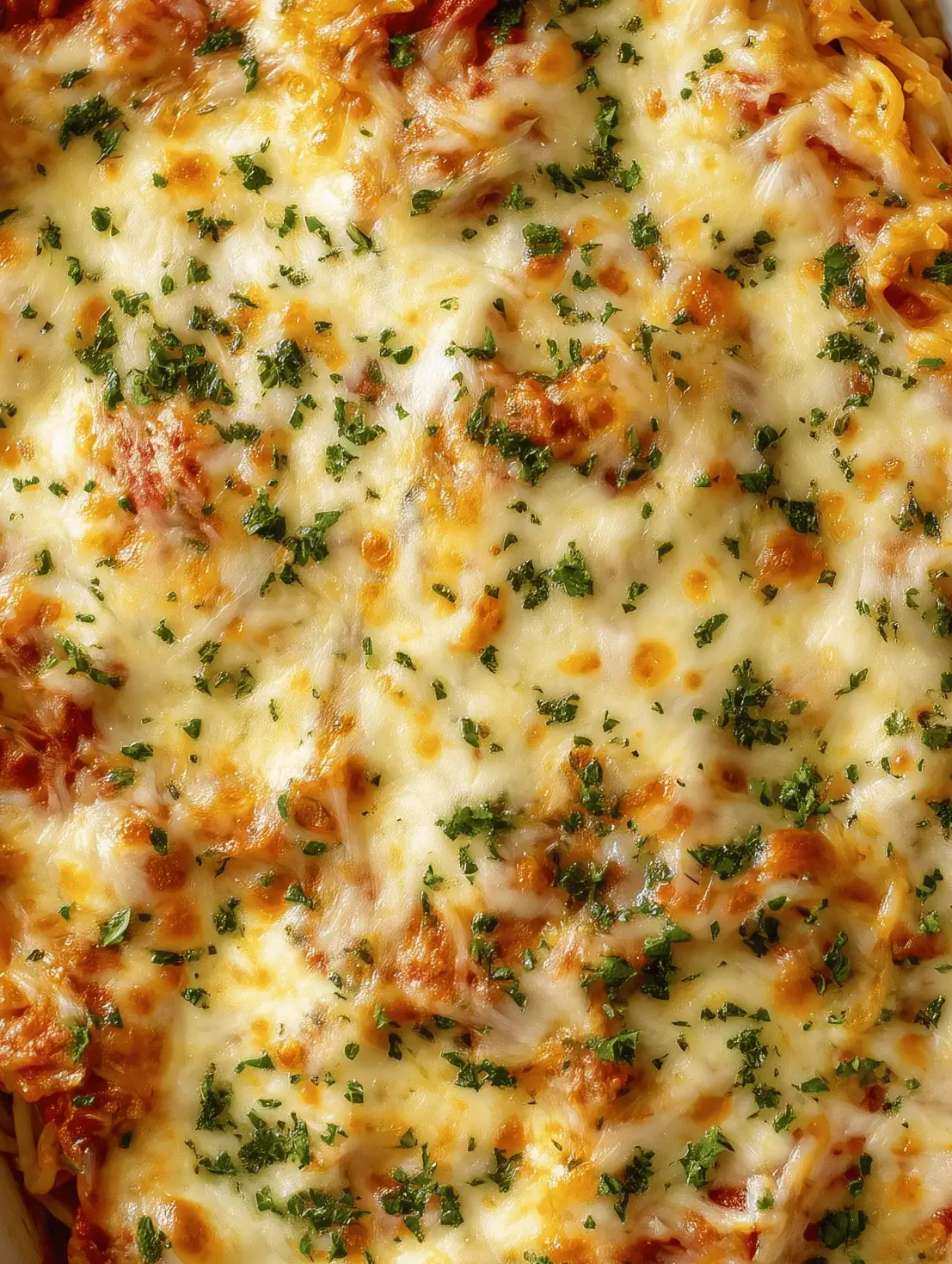 Delicious Baked Cream Cheese Spaghetti casserole with layers and creamy cheese sauce.