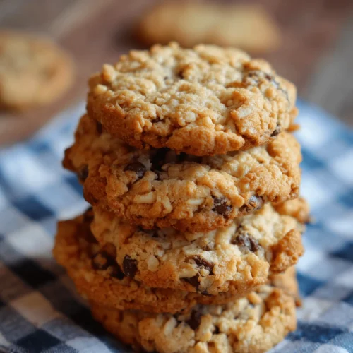 Rice Krispie Chocolate Chip Cookies with soft chewy centers, crispy edges, gooey chocolate chips, and a delicious crunchy texture in every bite.